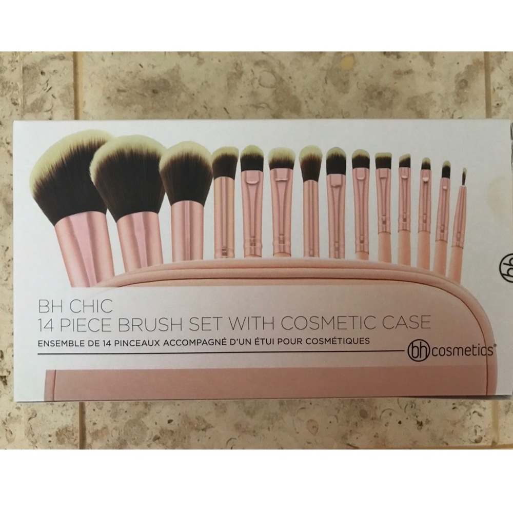 New 14 piece BH cosmetics makeup brushes